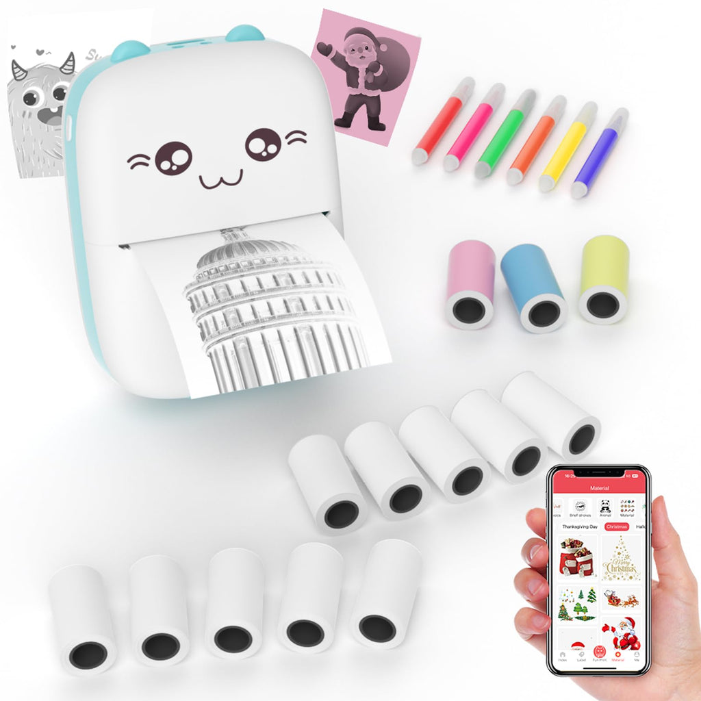 mini impresora Bluetooth portátil sin tinta