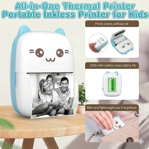 mini impresora Bluetooth portátil sin tinta